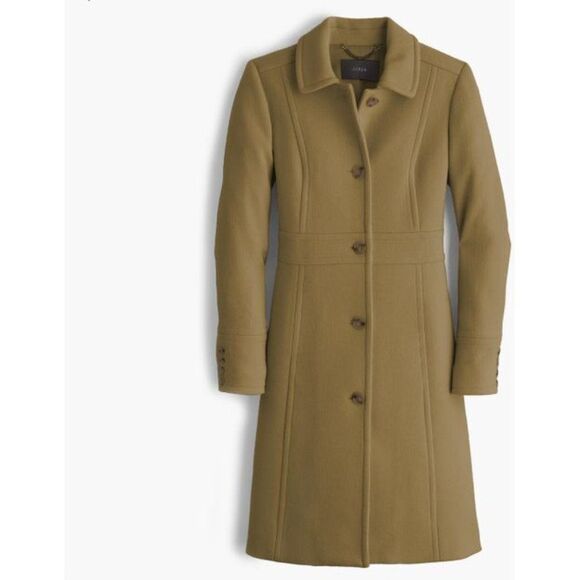 NWT. JCrewLady Day Coat with Thinsulate SZ 0